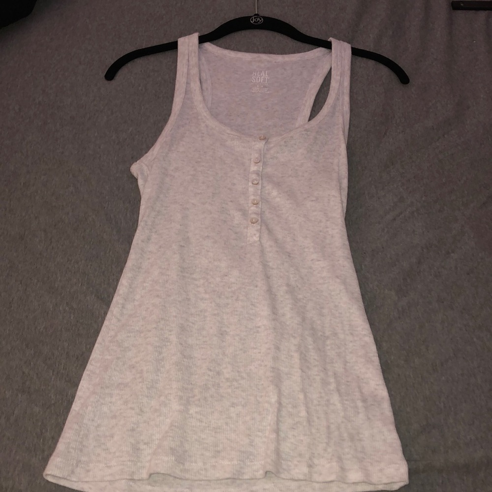 Light gray tank top